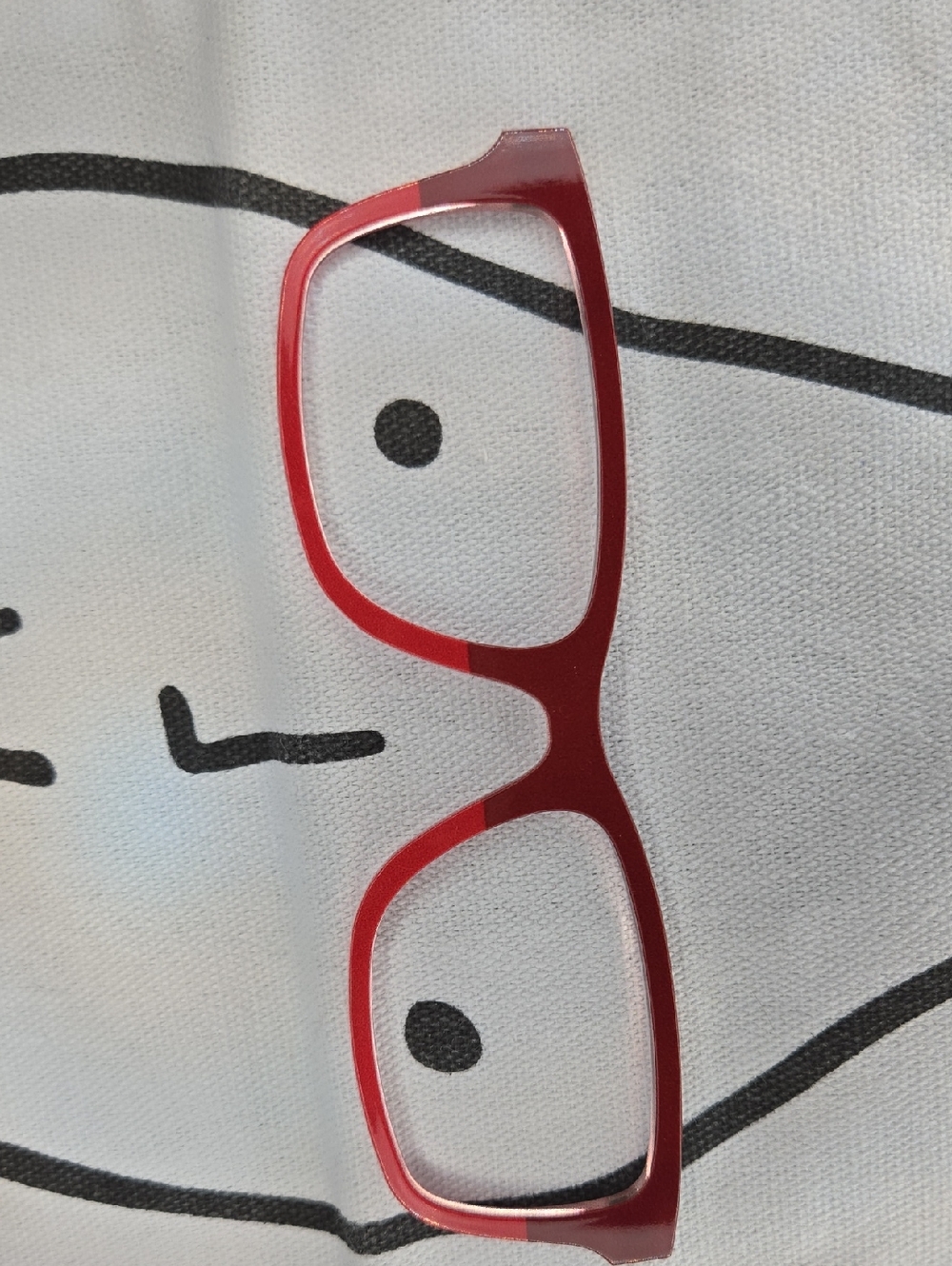Red Ombre Magnetic Glasses Top